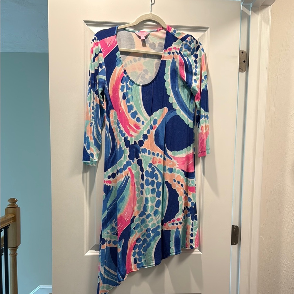 Colorful Asymmetrical Dress